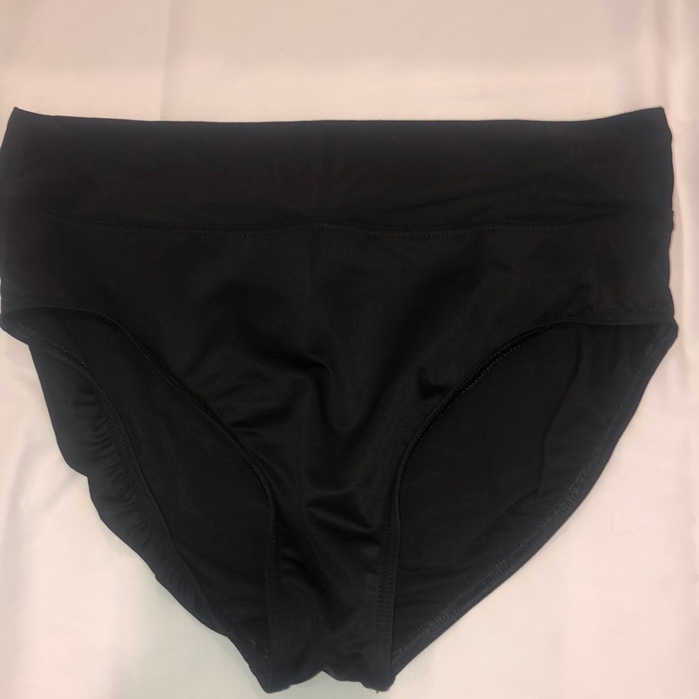 Miraclesuit Black Swim bottoms Full Coverage size 16